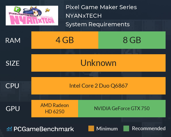 Pixel Game Maker Series NYANxTECH System Requirements PC Graph - Can I Run Pixel Game Maker Series NYANxTECH Pixel Game Maker Series NYANxTECH System Requirements PC Graph - Can I Run Pixel Game Maker Series NYANxTECH
