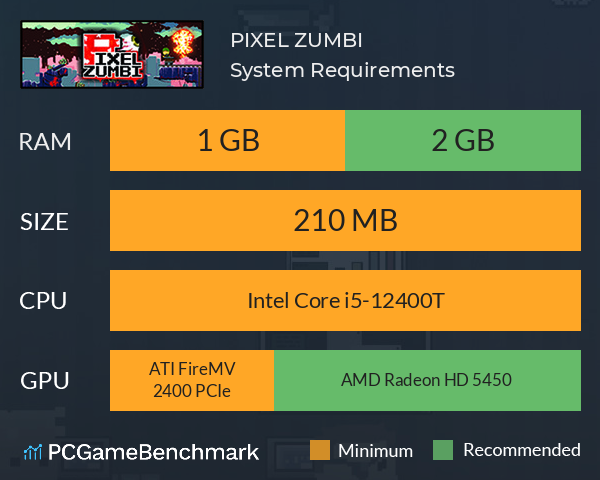 PIXEL ZUMBI System Requirements PC Graph - Can I Run PIXEL ZUMBI PIXEL ZUMBI System Requirements PC Graph - Can I Run PIXEL ZUMBI