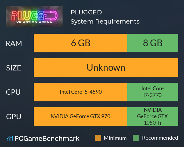 PLUGGED System Requirements PC Graph - Can I Run PLUGGED