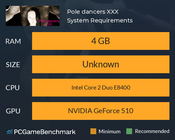 Pole dancers XXX System Requirements PC Graph - Can I Run Pole dancers XXX