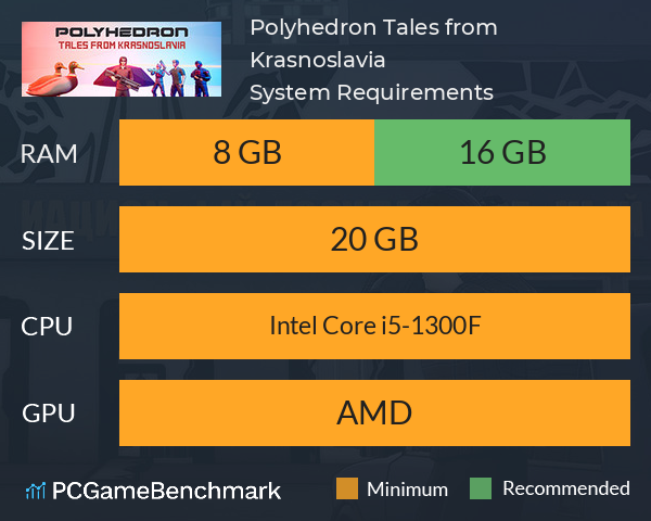 Polyhedron: Tales from Krasnoslavia System Requirements PC Graph - Can I Run Polyhedron: Tales from Krasnoslavia Polyhedron: Tales from Krasnoslavia System Requirements PC Graph - Can I Run Polyhedron: Tales from Krasnoslavia