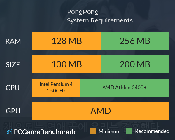 PongPong System Requirements PC Graph - Can I Run PongPong PongPong System Requirements PC Graph - Can I Run PongPong