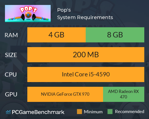Pop's System Requirements PC Graph - Can I Run Pop's Pop's System Requirements PC Graph - Can I Run Pop's