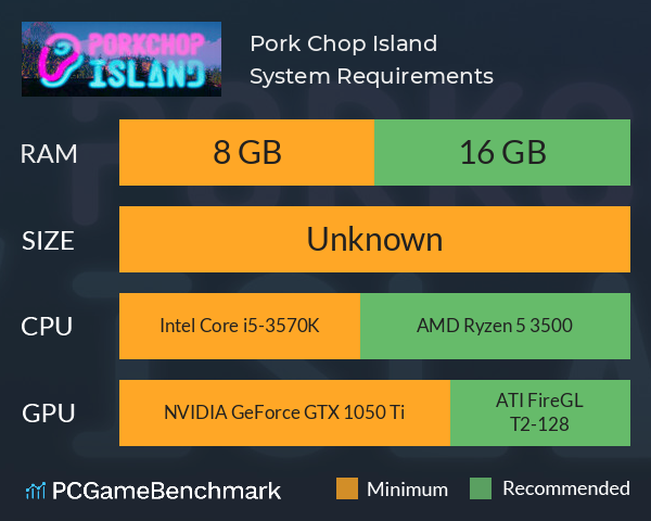 Pork Chop Island System Requirements PC Graph - Can I Run Pork Chop Island Pork Chop Island System Requirements PC Graph - Can I Run Pork Chop Island