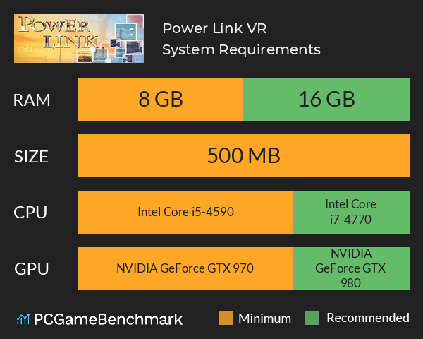 Power Link VR System Requirements PC Graph - Can I Run Power Link VR Power Link VR System Requirements PC Graph - Can I Run Power Link VR