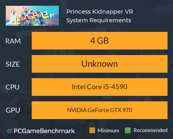 Princess Kidnapper VR System Requirements PC Graph - Can I Run Princess Kidnapper VR
