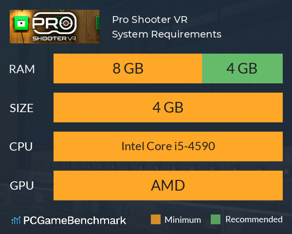 Pro Shooter VR System Requirements PC Graph - Can I Run Pro Shooter VR Pro Shooter VR System Requirements PC Graph - Can I Run Pro Shooter VR
