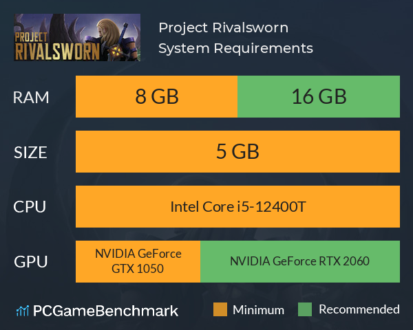 Project Rivalsworn System Requirements PC Graph - Can I Run Project Rivalsworn