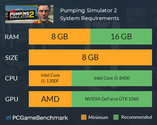Pumping Simulator 2 System Requirements PC Graph - Can I Run Pumping Simulator 2 Pumping Simulator 2 System Requirements PC Graph - Can I Run Pumping Simulator 2