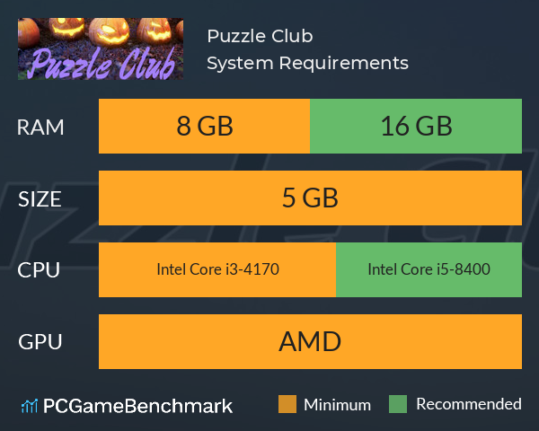 Puzzle Club System Requirements PC Graph - Can I Run Puzzle Club Puzzle Club System Requirements PC Graph - Can I Run Puzzle Club