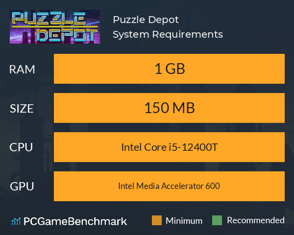Puzzle Depot System Requirements PC Graph - Can I Run Puzzle Depot Puzzle Depot System Requirements PC Graph - Can I Run Puzzle Depot