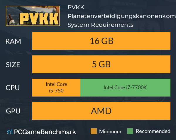 PVKK: Planetenverteidigungskanonenkommandant System Requirements PC Graph - Can I Run PVKK: Planetenverteidigungskanonenkommandant PVKK: Planetenverteidigungskanonenkommandant System Requirements PC Graph - Can I Run PVKK: Planetenverteidigungskanonenkommandant