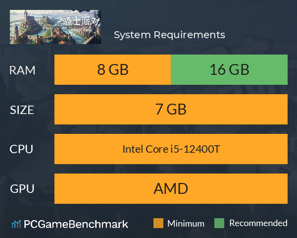 骑士派对 System Requirements PC Graph - Can I Run 骑士派对 骑士派对 System Requirements PC Graph - Can I Run 骑士派对