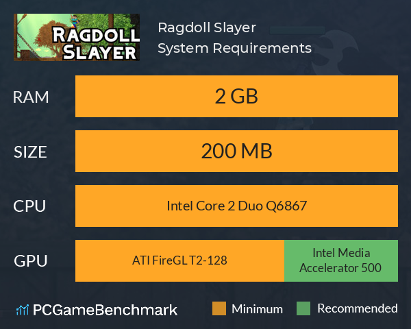 Ragdoll Slayer System Requirements PC Graph - Can I Run Ragdoll Slayer