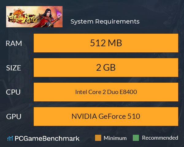 热血屠龙 System Requirements PC Graph - Can I Run 热血屠龙 热血屠龙 System Requirements PC Graph - Can I Run 热血屠龙