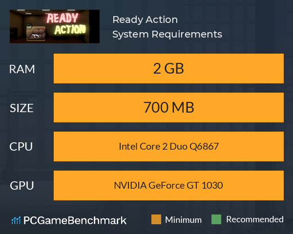 Ready Action System Requirements PC Graph - Can I Run Ready Action