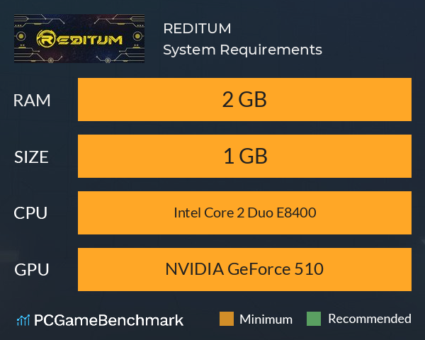 REDITUM System Requirements PC Graph - Can I Run REDITUM REDITUM System Requirements PC Graph - Can I Run REDITUM