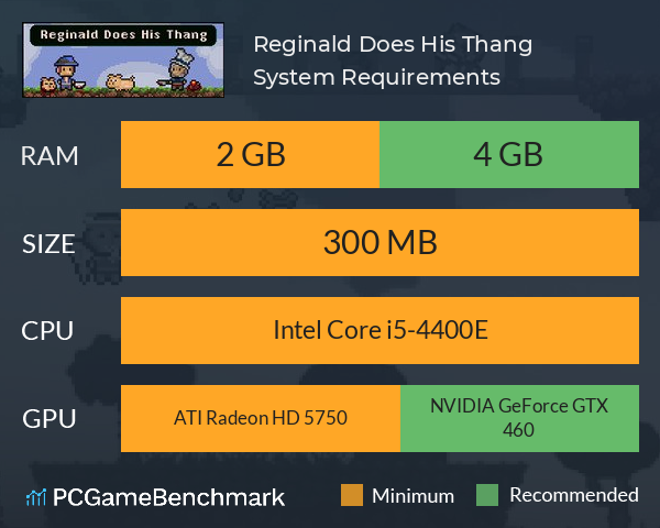 Reginald Does His Thang System Requirements PC Graph - Can I Run Reginald Does His Thang Reginald Does His Thang System Requirements PC Graph - Can I Run Reginald Does His Thang