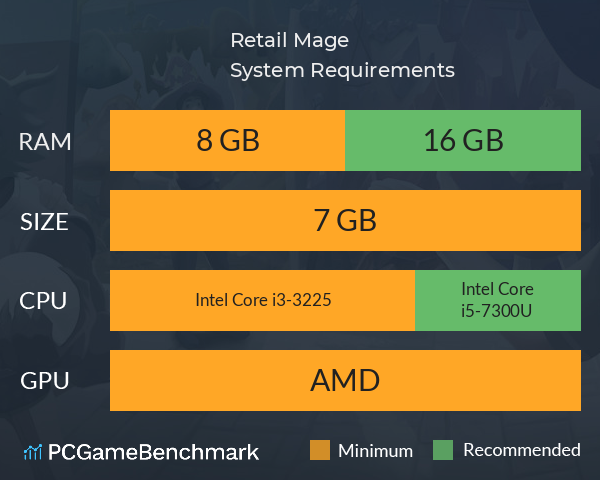 Retail Mage System Requirements PC Graph - Can I Run Retail Mage Retail Mage System Requirements PC Graph - Can I Run Retail Mage