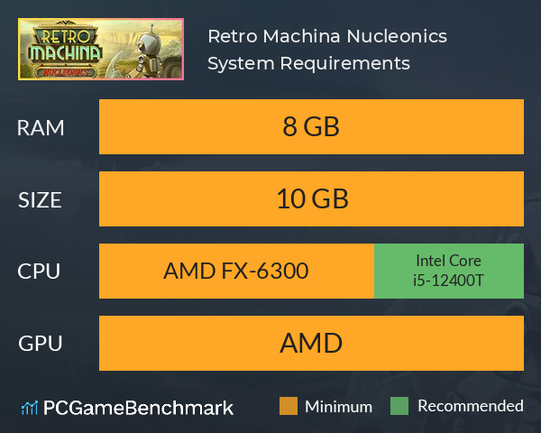 Retro Machina: Nucleonics System Requirements PC Graph - Can I Run Retro Machina: Nucleonics