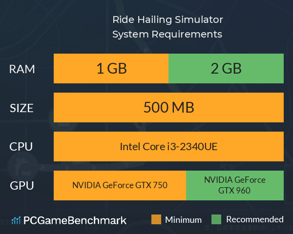 Ride Hailing Simulator System Requirements PC Graph - Can I Run Ride Hailing Simulator Ride Hailing Simulator System Requirements PC Graph - Can I Run Ride Hailing Simulator