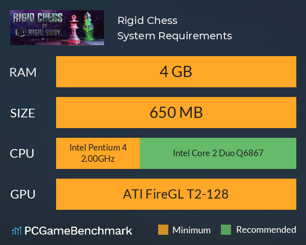 Rigid Chess System Requirements PC Graph - Can I Run Rigid Chess Rigid Chess System Requirements PC Graph - Can I Run Rigid Chess
