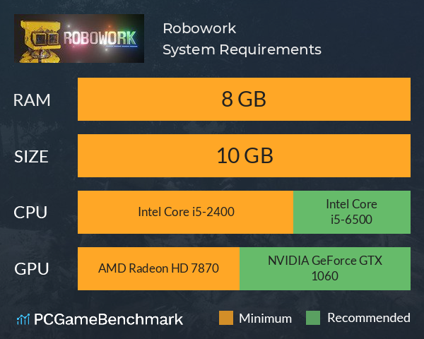 Robowork System Requirements PC Graph - Can I Run Robowork Robowork System Requirements PC Graph - Can I Run Robowork