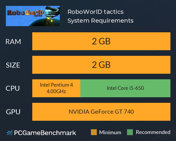 RoboWorlD tactics System Requirements PC Graph - Can I Run RoboWorlD tactics RoboWorlD tactics System Requirements PC Graph - Can I Run RoboWorlD tactics
