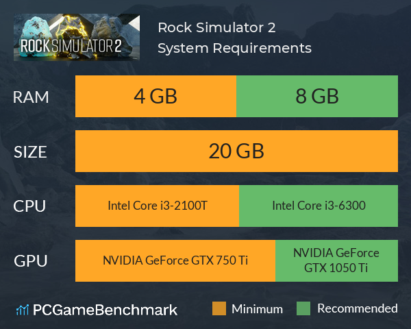 Rock Simulator 2 System Requirements PC Graph - Can I Run Rock Simulator 2 Rock Simulator 2 System Requirements PC Graph - Can I Run Rock Simulator 2