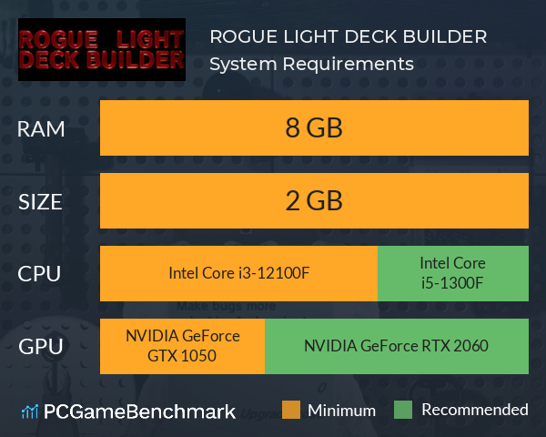 ROGUE LIGHT DECK BUILDER System Requirements PC Graph - Can I Run ROGUE LIGHT DECK BUILDER ROGUE LIGHT DECK BUILDER System Requirements PC Graph - Can I Run ROGUE LIGHT DECK BUILDER