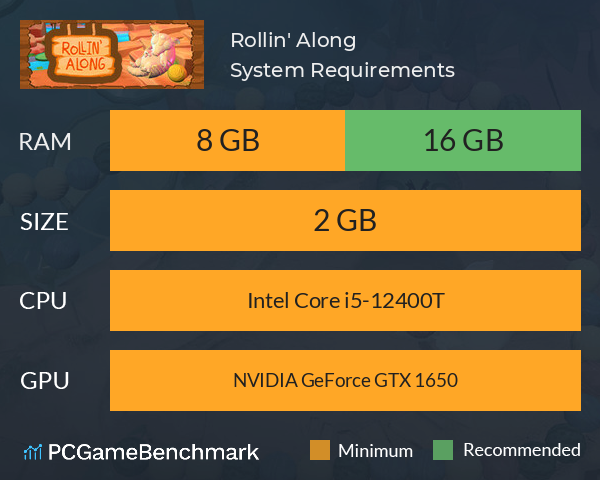 Rollin' Along System Requirements PC Graph - Can I Run Rollin' Along Rollin' Along System Requirements PC Graph - Can I Run Rollin' Along