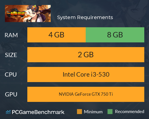 荣耀军团 System Requirements PC Graph - Can I Run 荣耀军团 荣耀军团 System Requirements PC Graph - Can I Run 荣耀军团