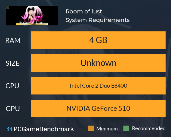 Room of lust System Requirements PC Graph - Can I Run Room of lust Room of lust System Requirements PC Graph - Can I Run Room of lust