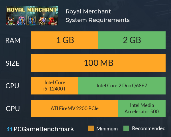 Royal Merchant System Requirements PC Graph - Can I Run Royal Merchant Royal Merchant System Requirements PC Graph - Can I Run Royal Merchant