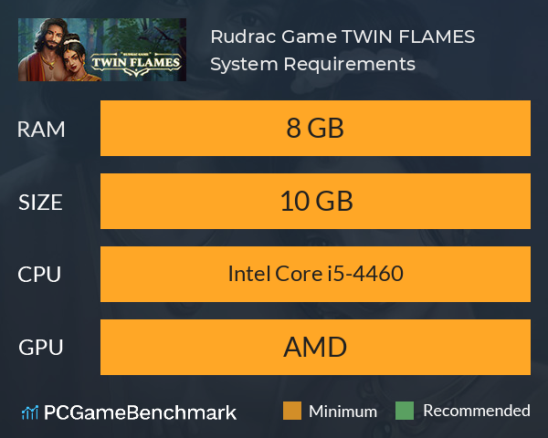 Rudrac Game: TWIN FLAMES System Requirements PC Graph - Can I Run Rudrac Game: TWIN FLAMES Rudrac Game: TWIN FLAMES System Requirements PC Graph - Can I Run Rudrac Game: TWIN FLAMES