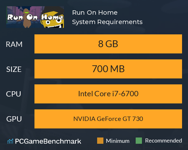 Run On Home System Requirements PC Graph - Can I Run Run On Home