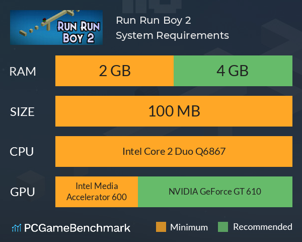 Run Run Boy 2 System Requirements PC Graph - Can I Run Run Run Boy 2 Run Run Boy 2 System Requirements PC Graph - Can I Run Run Run Boy 2