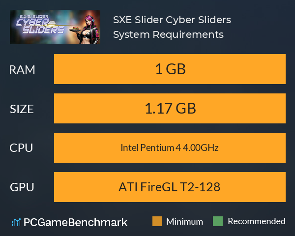 S.X.E. Slider: Cyber Sliders System Requirements PC Graph - Can I Run S.X.E. Slider: Cyber Sliders S.X.E. Slider: Cyber Sliders System Requirements PC Graph - Can I Run S.X.E. Slider: Cyber Sliders