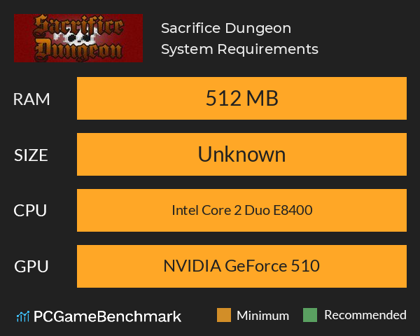 Sacrifice Dungeon System Requirements PC Graph - Can I Run Sacrifice Dungeon Sacrifice Dungeon System Requirements PC Graph - Can I Run Sacrifice Dungeon