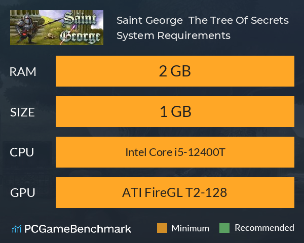 Saint George | The Tree Of Secrets System Requirements PC Graph - Can I Run Saint George | The Tree Of Secrets Saint George | The Tree Of Secrets System Requirements PC Graph - Can I Run Saint George | The Tree Of Secrets