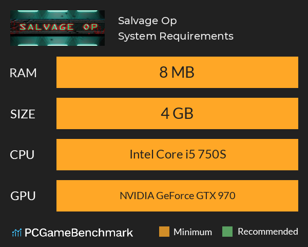 Salvage Op System Requirements PC Graph - Can I Run Salvage Op