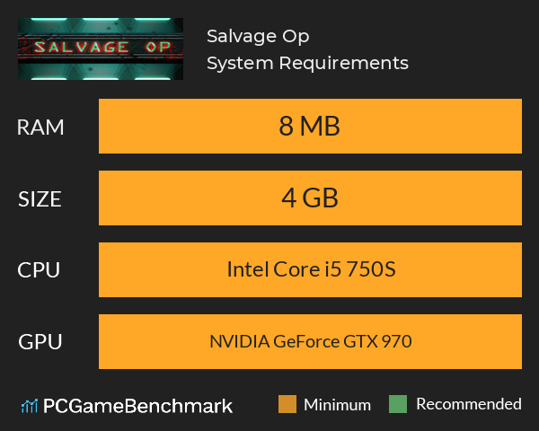 Salvage Op System Requirements PC Graph - Can I Run Salvage Op Salvage Op System Requirements PC Graph - Can I Run Salvage Op