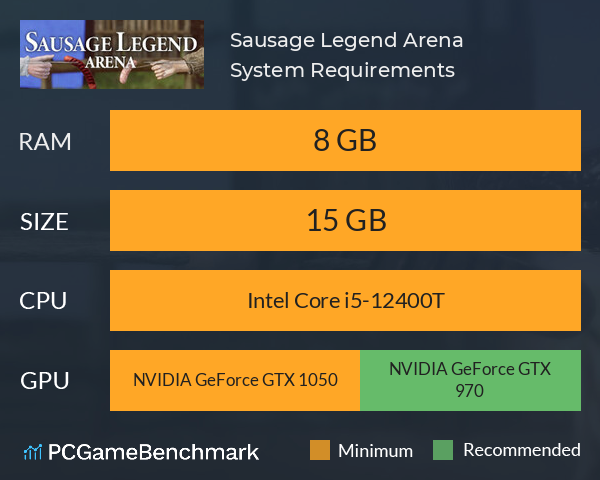 Sausage Legend Arena System Requirements PC Graph - Can I Run Sausage Legend Arena Sausage Legend Arena System Requirements PC Graph - Can I Run Sausage Legend Arena