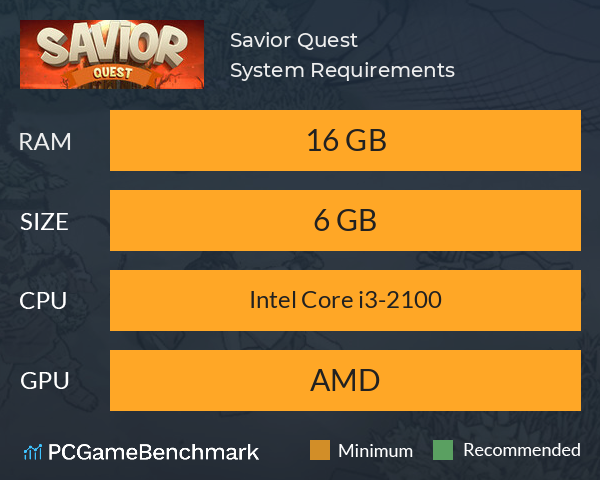 Savior Quest System Requirements PC Graph - Can I Run Savior Quest Savior Quest System Requirements PC Graph - Can I Run Savior Quest