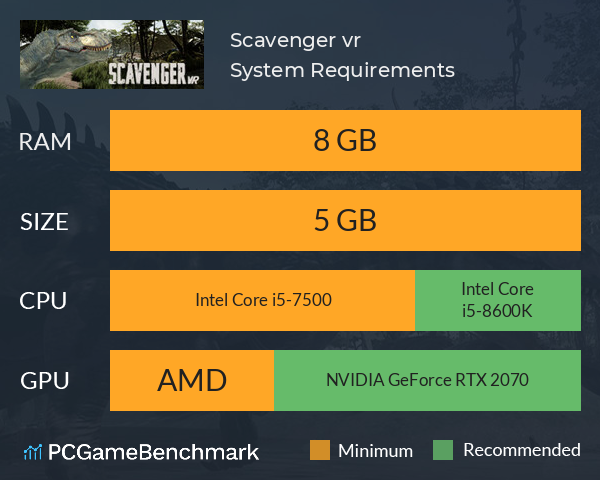 Scavenger vr System Requirements PC Graph - Can I Run Scavenger vr