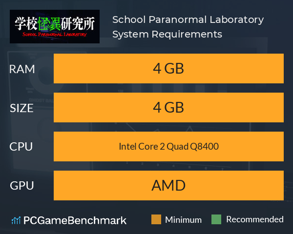 School Paranormal Laboratory System Requirements PC Graph - Can I Run School Paranormal Laboratory School Paranormal Laboratory System Requirements PC Graph - Can I Run School Paranormal Laboratory