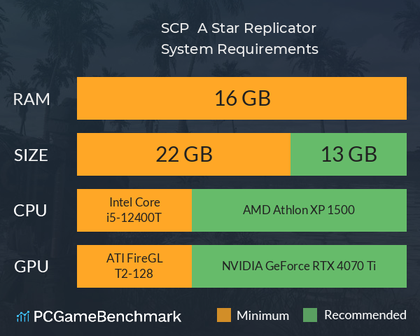 SCP : A Star Replicator System Requirements PC Graph - Can I Run SCP : A Star Replicator SCP : A Star Replicator System Requirements PC Graph - Can I Run SCP : A Star Replicator