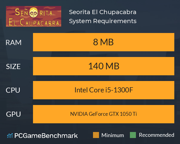 Señorita El Chupacabra System Requirements PC Graph - Can I Run Señorita El Chupacabra Señorita El Chupacabra System Requirements PC Graph - Can I Run Señorita El Chupacabra