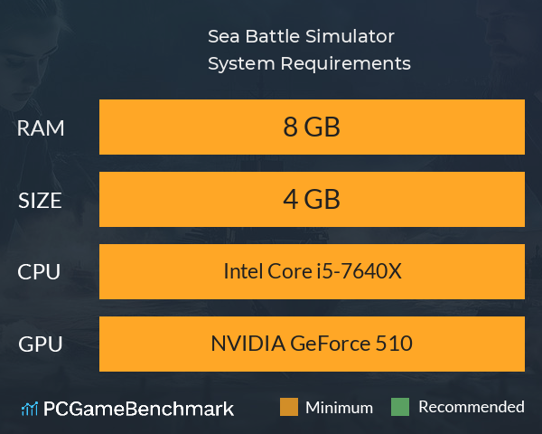 Sea Battle Simulator System Requirements PC Graph - Can I Run Sea Battle Simulator Sea Battle Simulator System Requirements PC Graph - Can I Run Sea Battle Simulator