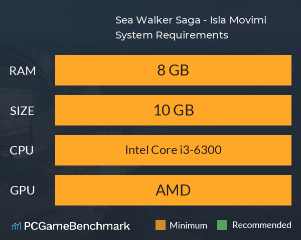 Sea Walker Saga - Isla Movimi System Requirements PC Graph - Can I Run Sea Walker Saga - Isla Movimi Sea Walker Saga - Isla Movimi System Requirements PC Graph - Can I Run Sea Walker Saga - Isla Movimi